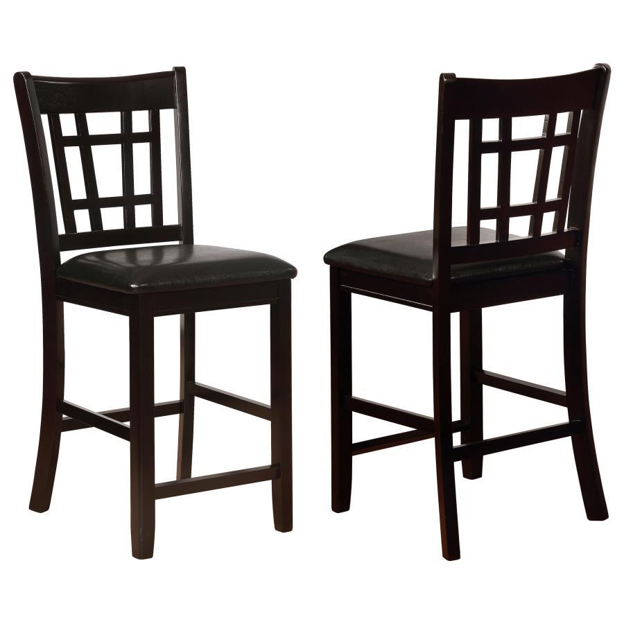 Coaster Fine Furniture Lavon - Upholstered Counter Height Stools (Set of 2) | Meri Furniture