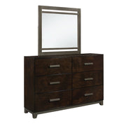 ACME Charleen - Mirror - Walnut | Meri Furniture