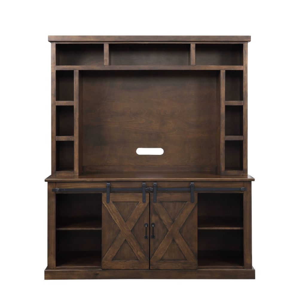 ACME Aksel - Entertainment Center - Walnut | Meri Furniture