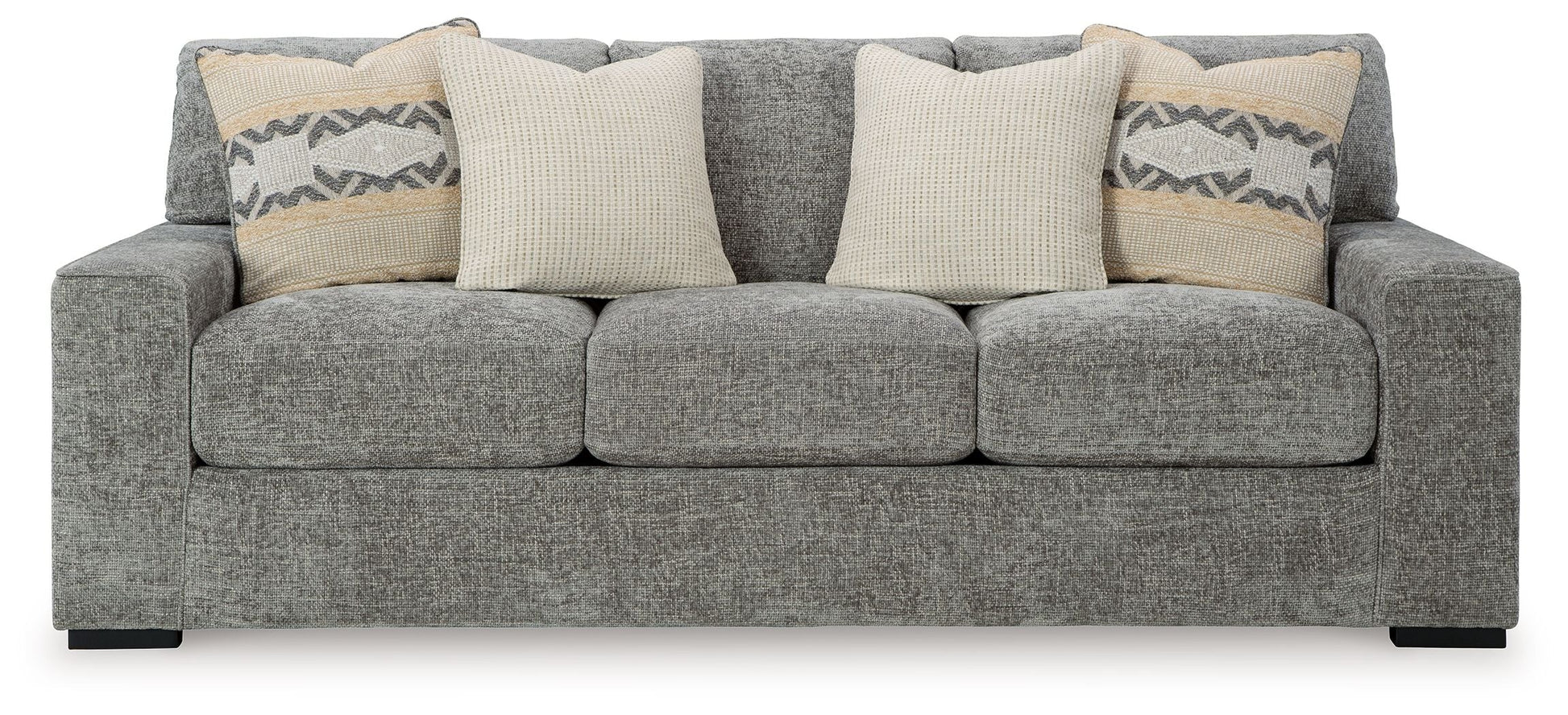 Signature Design by Ashley® Dunmor - Graphite - Sofa | Meri Furniture