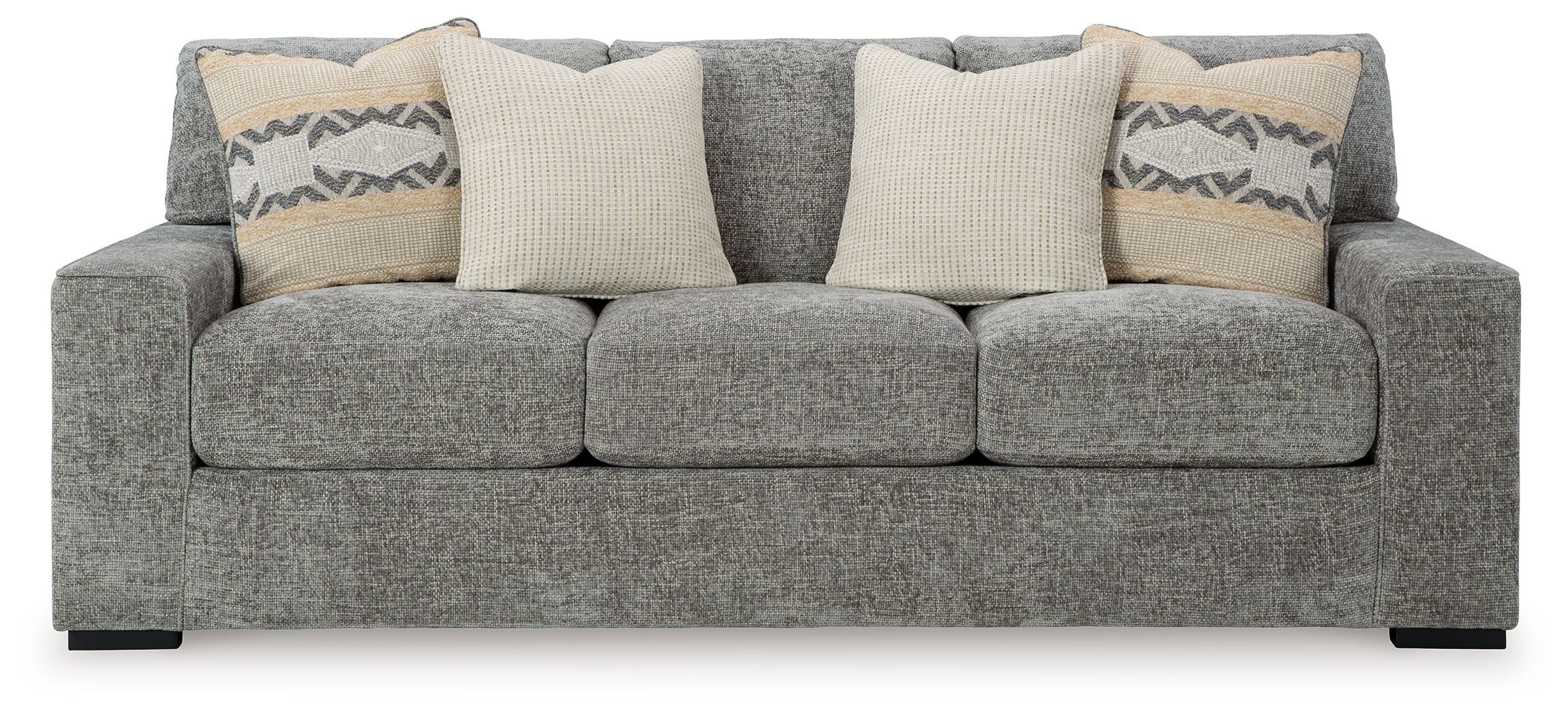 Signature Design by Ashley® Dunmor - Graphite - Sofa | Meri Furniture