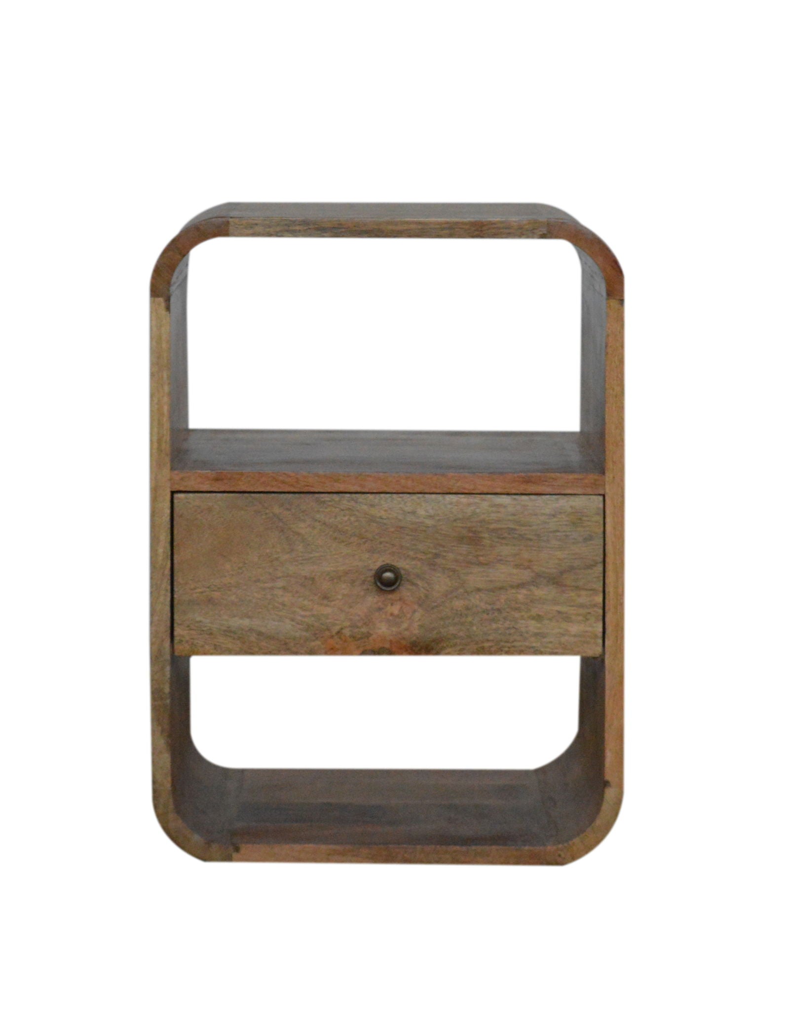 London - Nightstand - Beige Brown