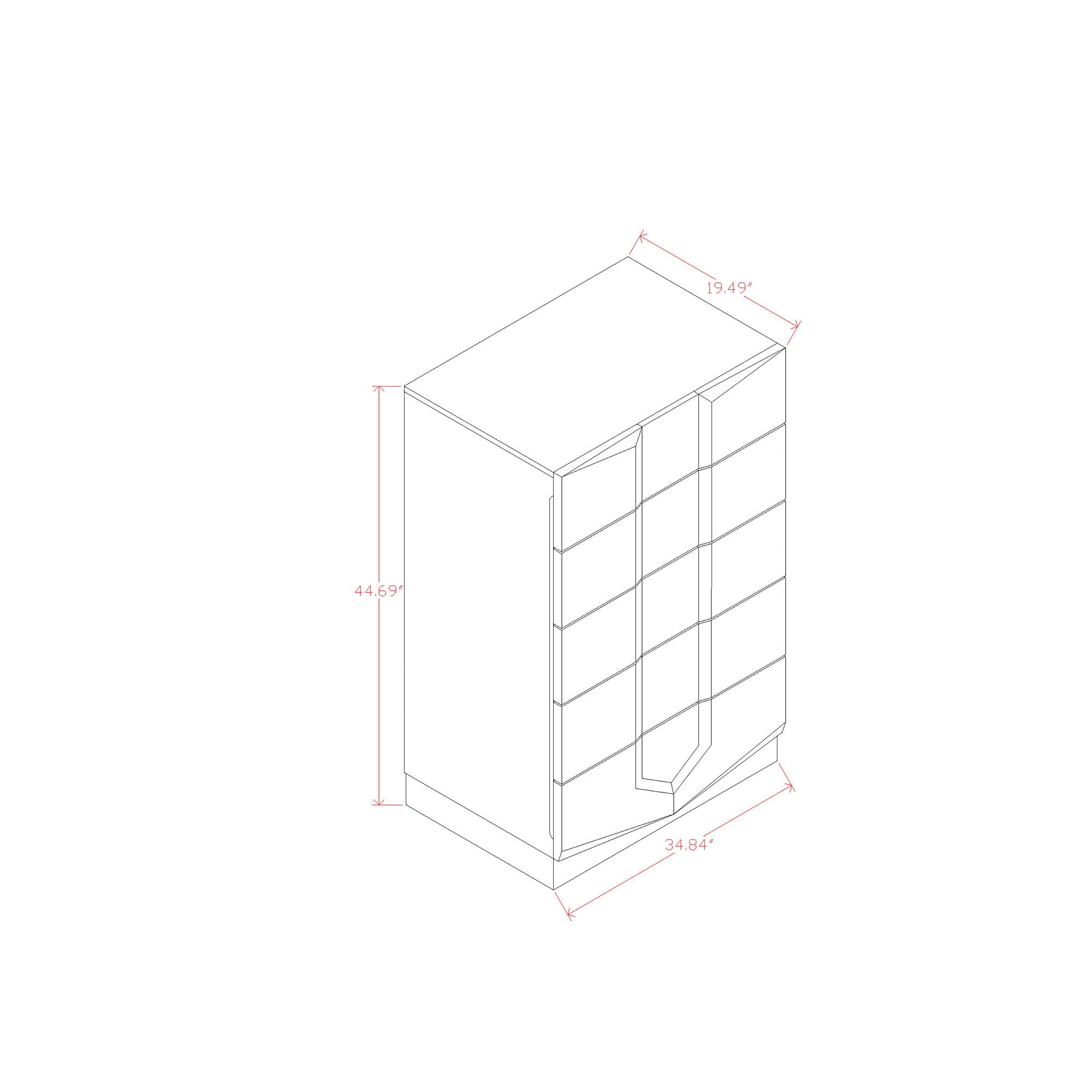 Vios - Zebra Chest - White