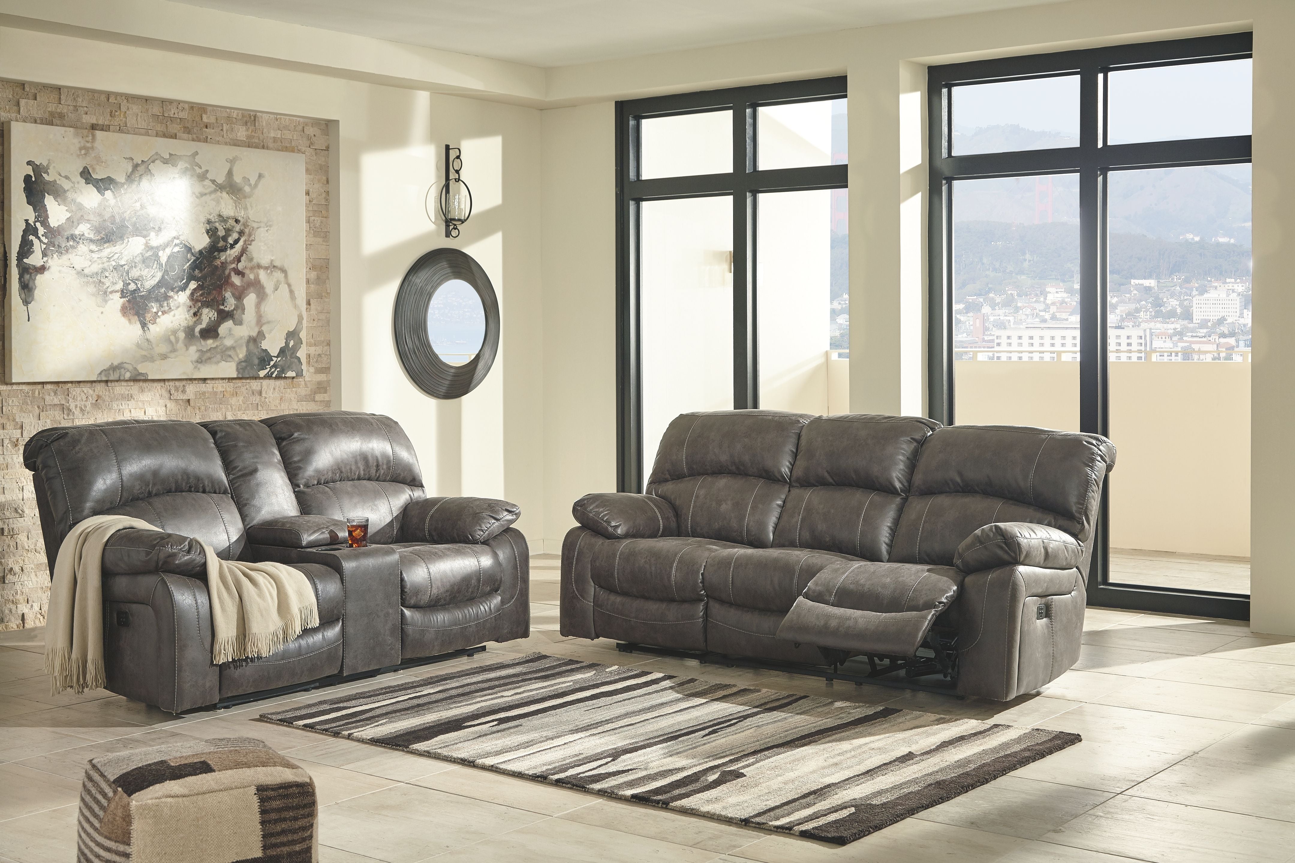 Signature Design by Ashley® Dunwell - Power Reclining Living Room Set | Meri Furniture