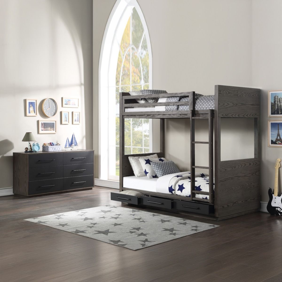 Estevon - Dresser - Gray Oak