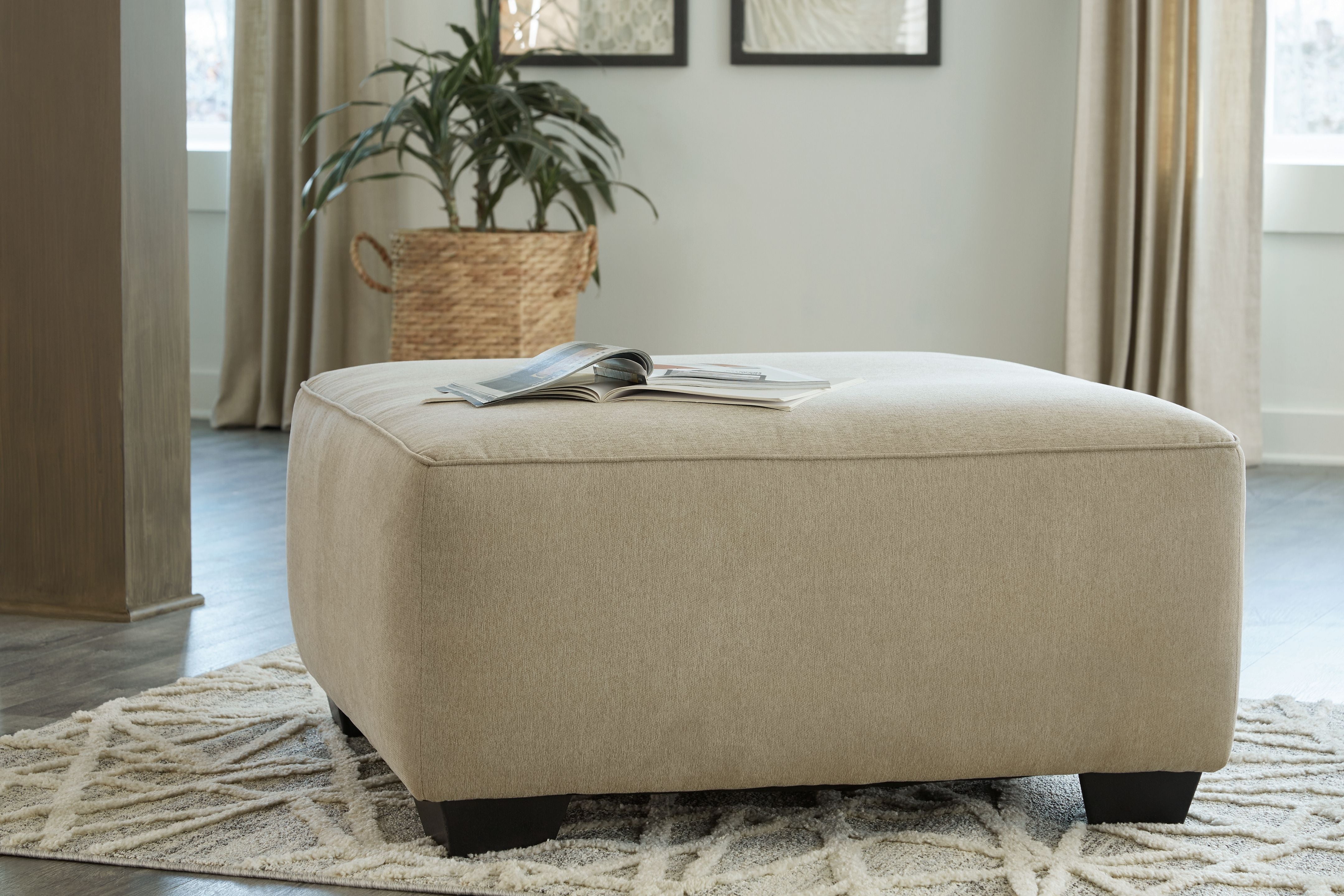 Signature Design by Ashley® Lucina - Oversized Accent Ottoman | Meri Furniture