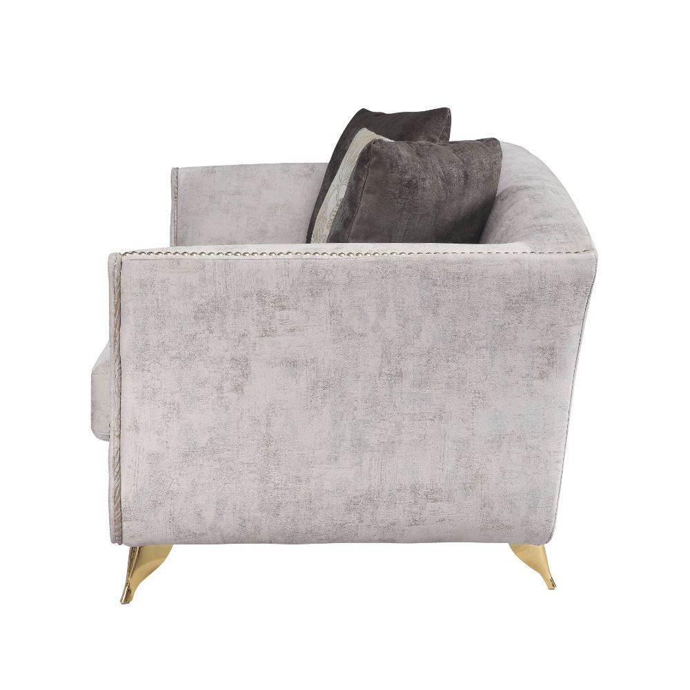 ACME Wilder - Loveseat - Beige Fabric | Meri Furniture