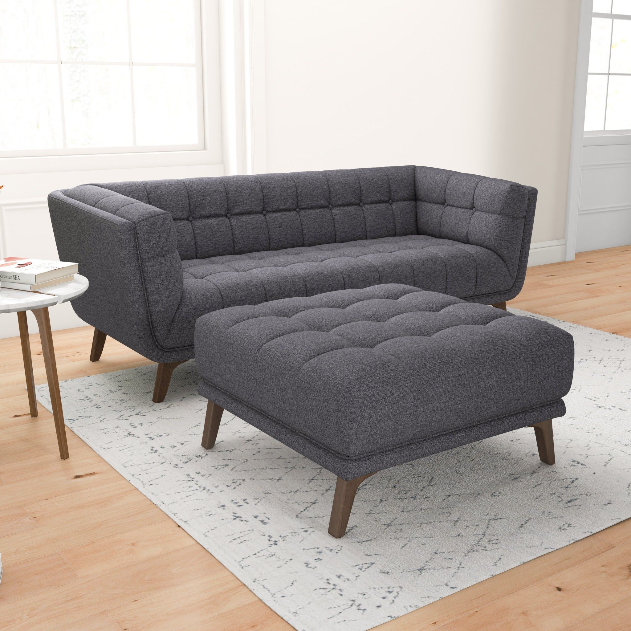 Addison - Square Upholstered Ottoman