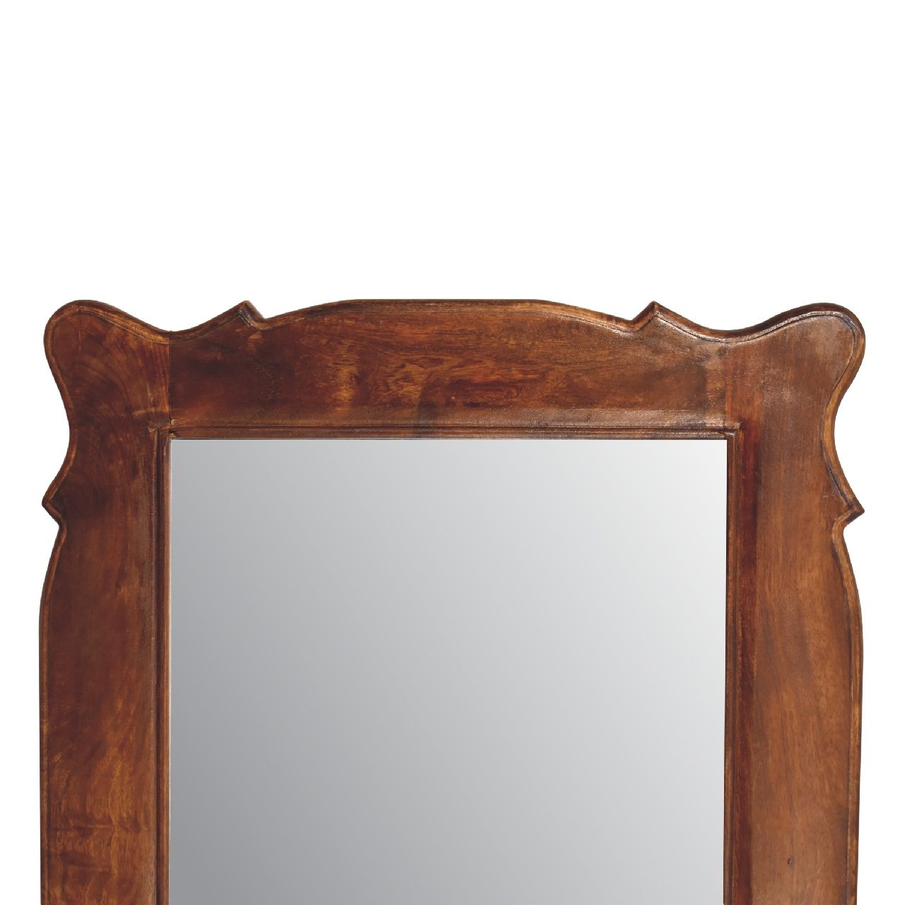 Oblong Mirror Frame - Brown