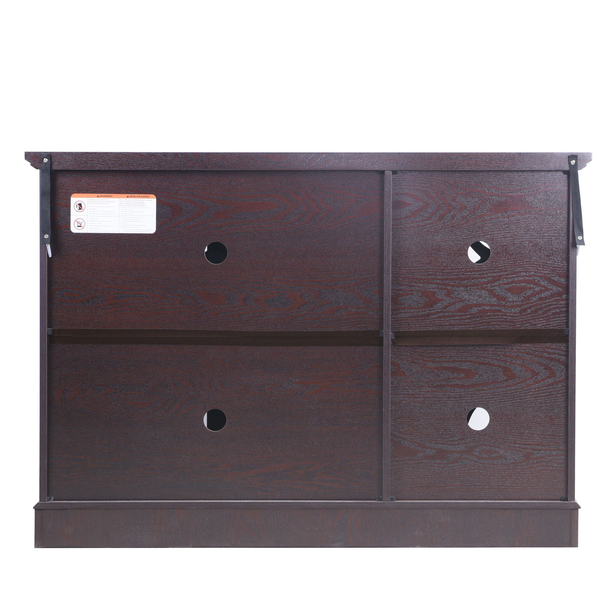 Spacious Sideboard With 3 Doors - Ox Blood Red