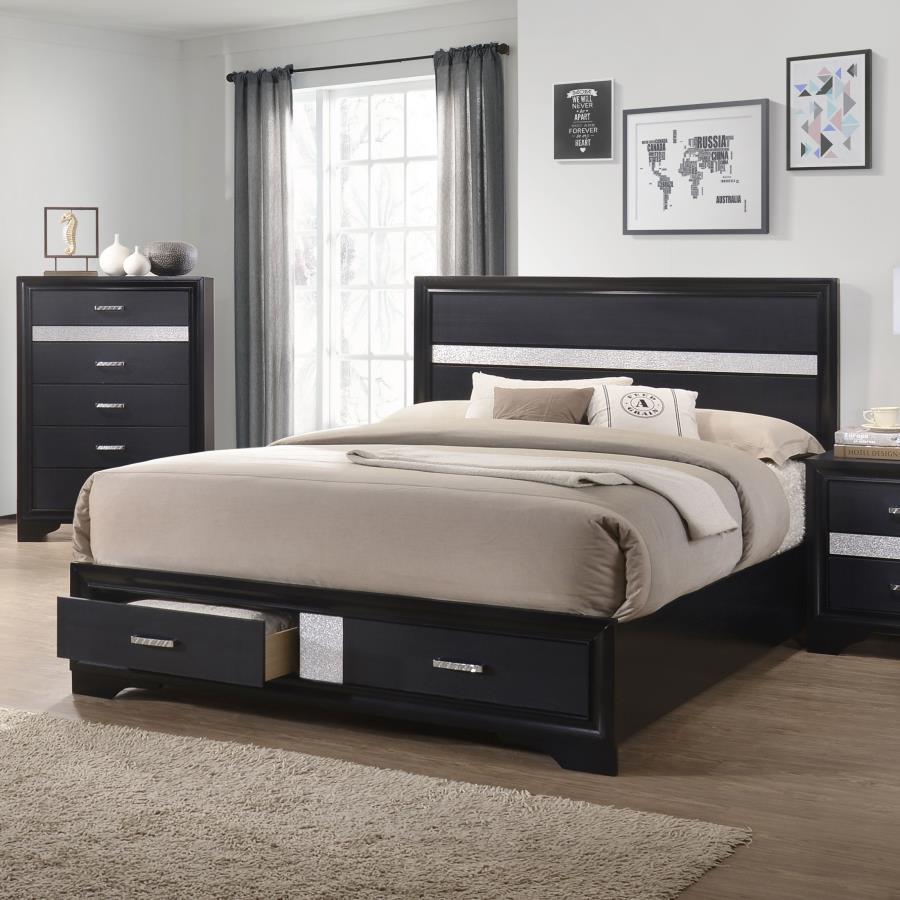 Coaster Fine Furniture Miranda - Storage Wood Panel Bed | Meri Furniture