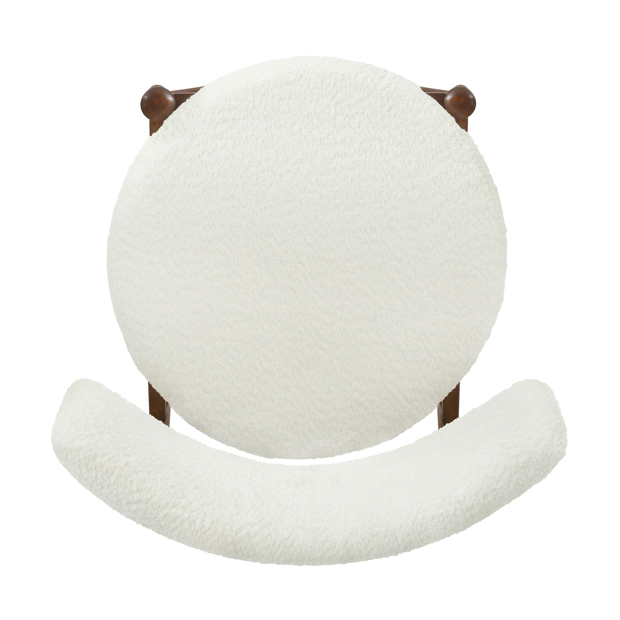 Mid Century Modern Counter Stools, Fabric Upholstered Chairs