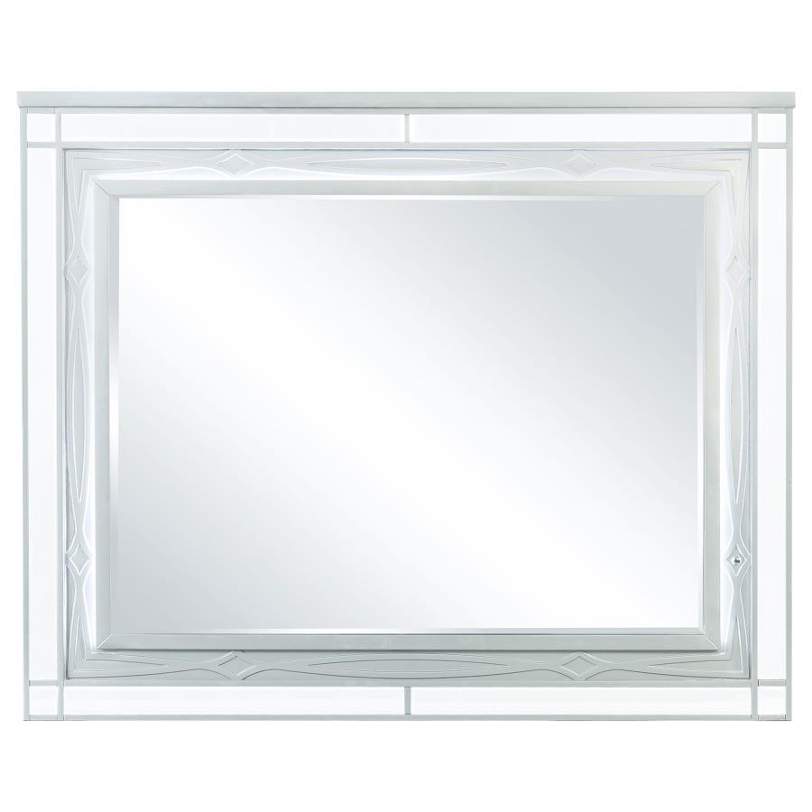Coaster Fine Furniture Gunnison - Dresser Mirror - Silver Metallic | Meri Furniture