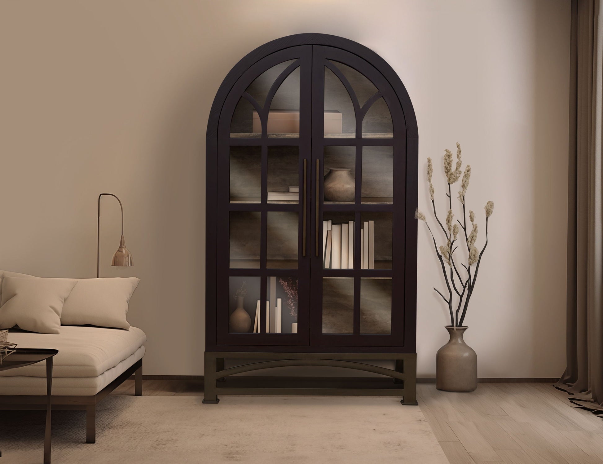 International Furniture Direct Obsidian - Cabinet | Meri Furniture
