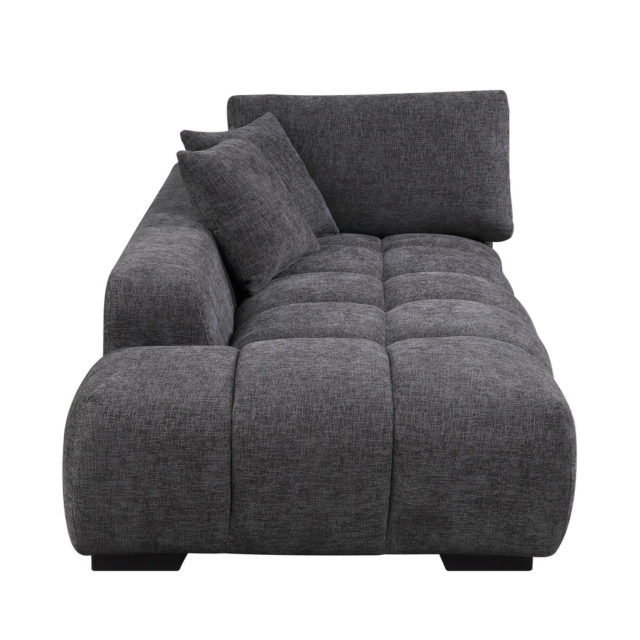 Chosen - Sectional Sofa With Toss Pillows And Chaise