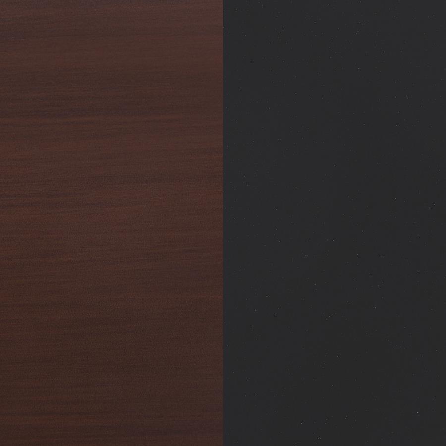 Zimmerlee - 2-Drawer Side Table with Shelf - Rust Brown