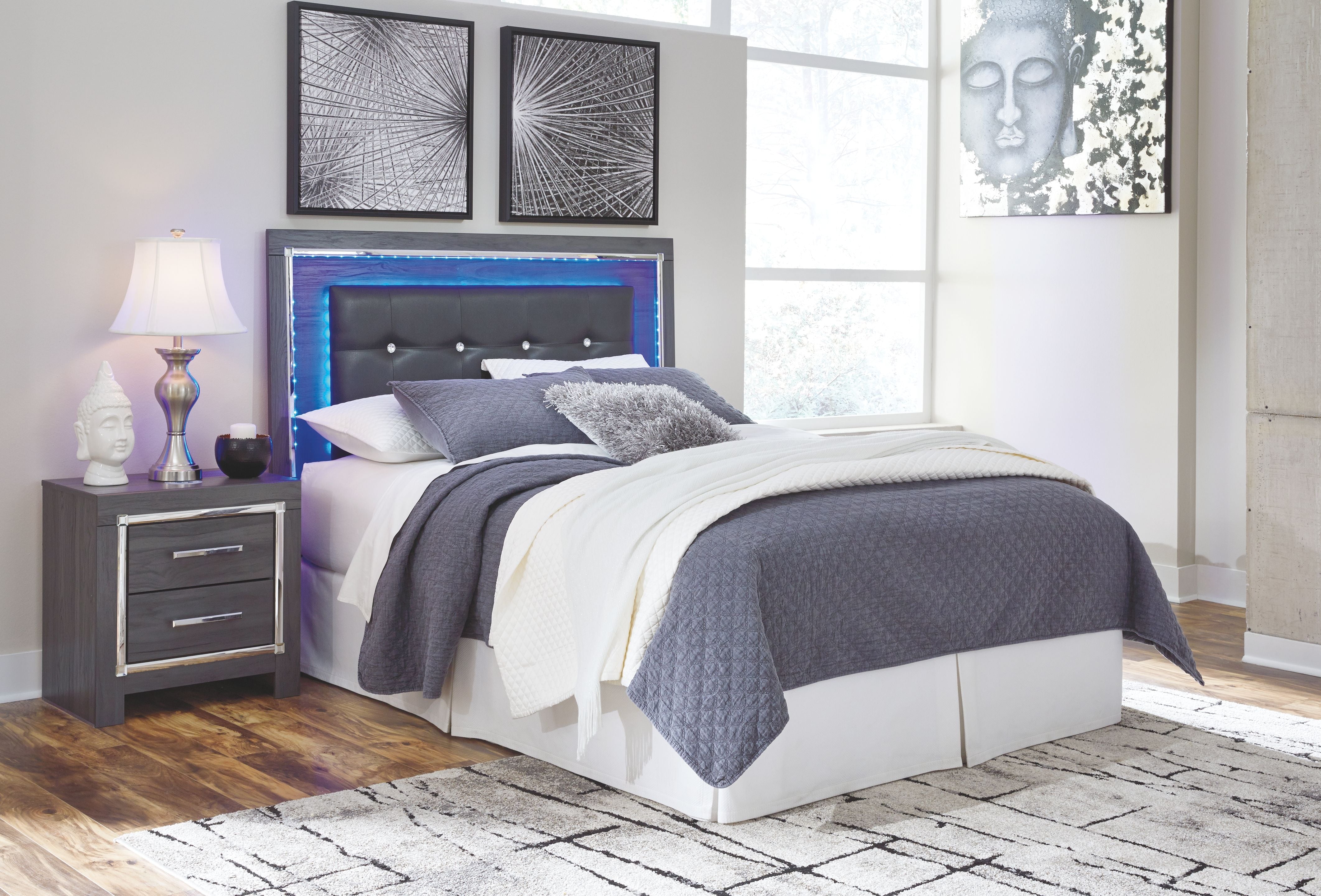 Signature Design by Ashley® Lodanna - Upholstered Panel Bed | Meri Furniture