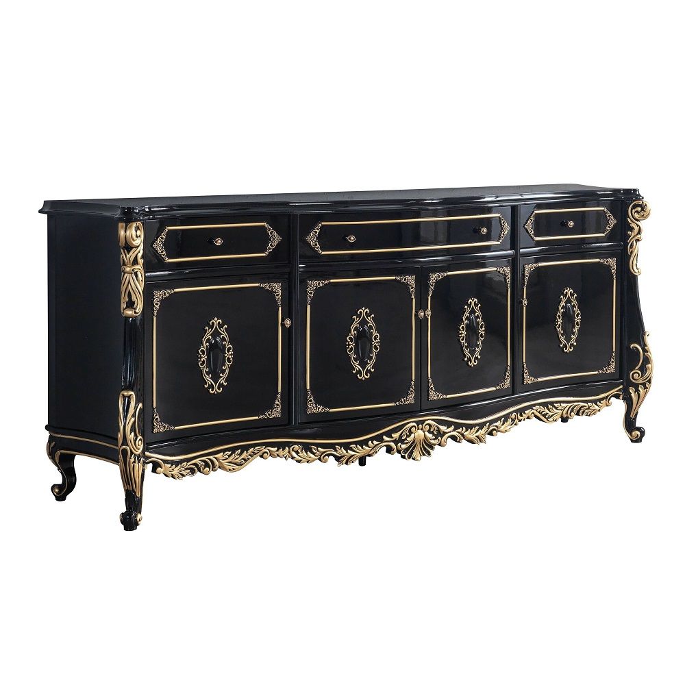 Betria - Console Cabinet - Gold & Black