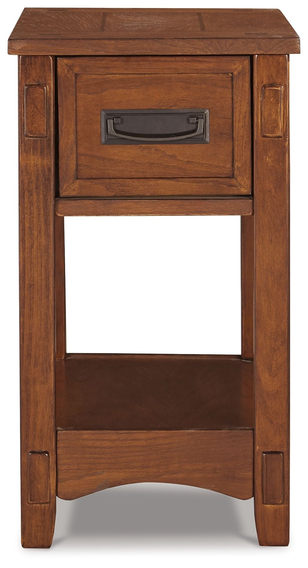 Signature Design by Ashley® Breegin - Brown - Chair Side End Table - 1 Drawer | Meri Furniture