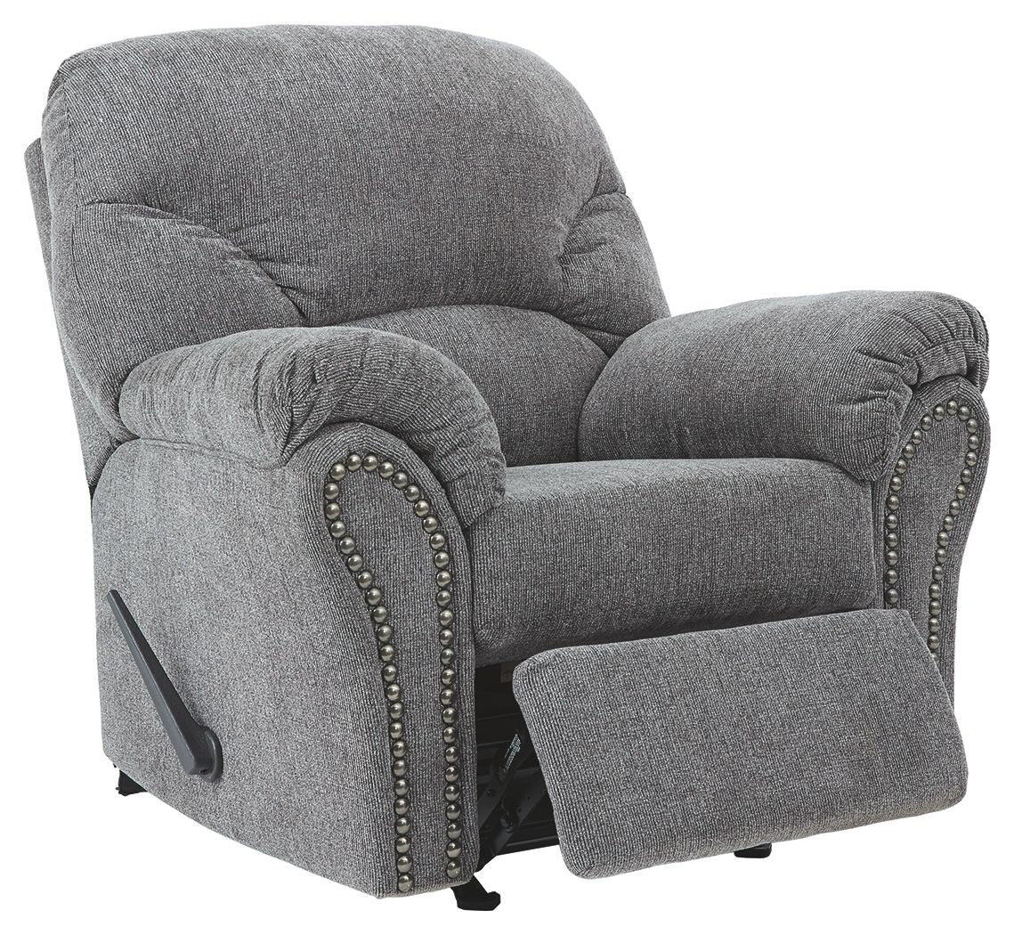 Ashley Furniture Allmaxx - Pewter - Rocker Recliner | Meri Furniture