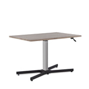 ACME Take a break and get out of the chair once in a while with the adjustable Inscho lift desk. The sturdy base and the large table top allow for plenty of room for working in both sitting or standing positions. | Meri Furniture
