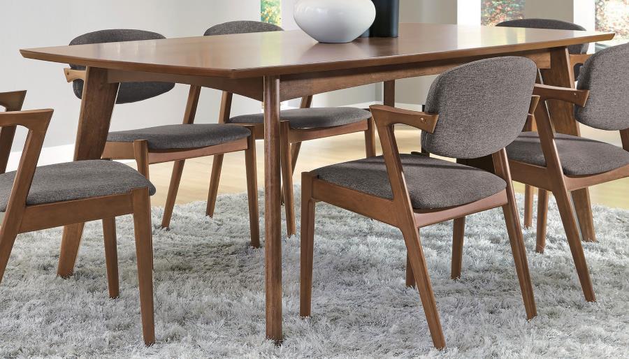 Coaster Fine Furniture Malone - Rectangular Wood Dining Table - Dark Walnut | Meri Furniture