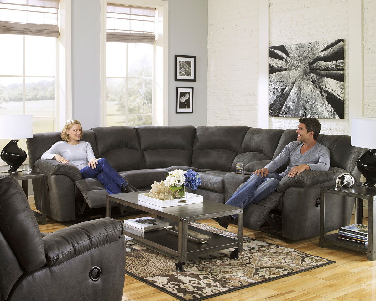 Signature Design by Ashley® Tambo - Reclining Living Room Set | Meri Furniture
