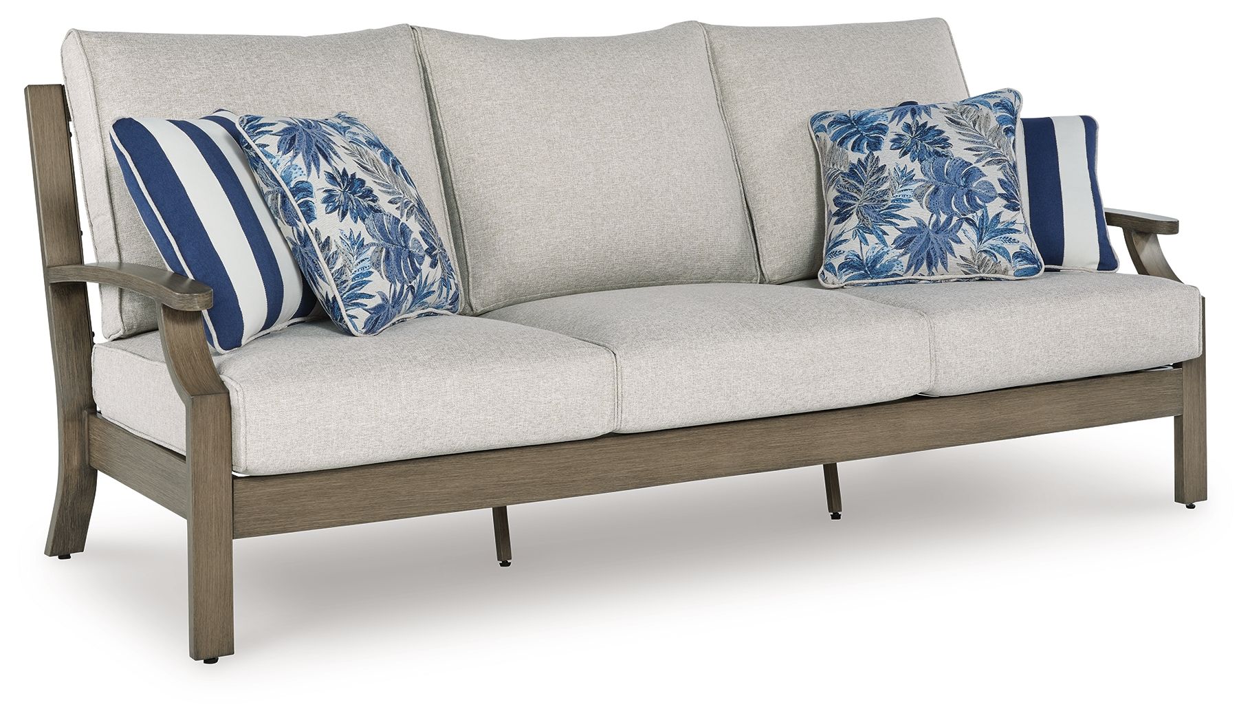 Signature Design by Ashley® Rainier Ranch - Brown / Beige - Sofa With Cushion | Meri Furniture