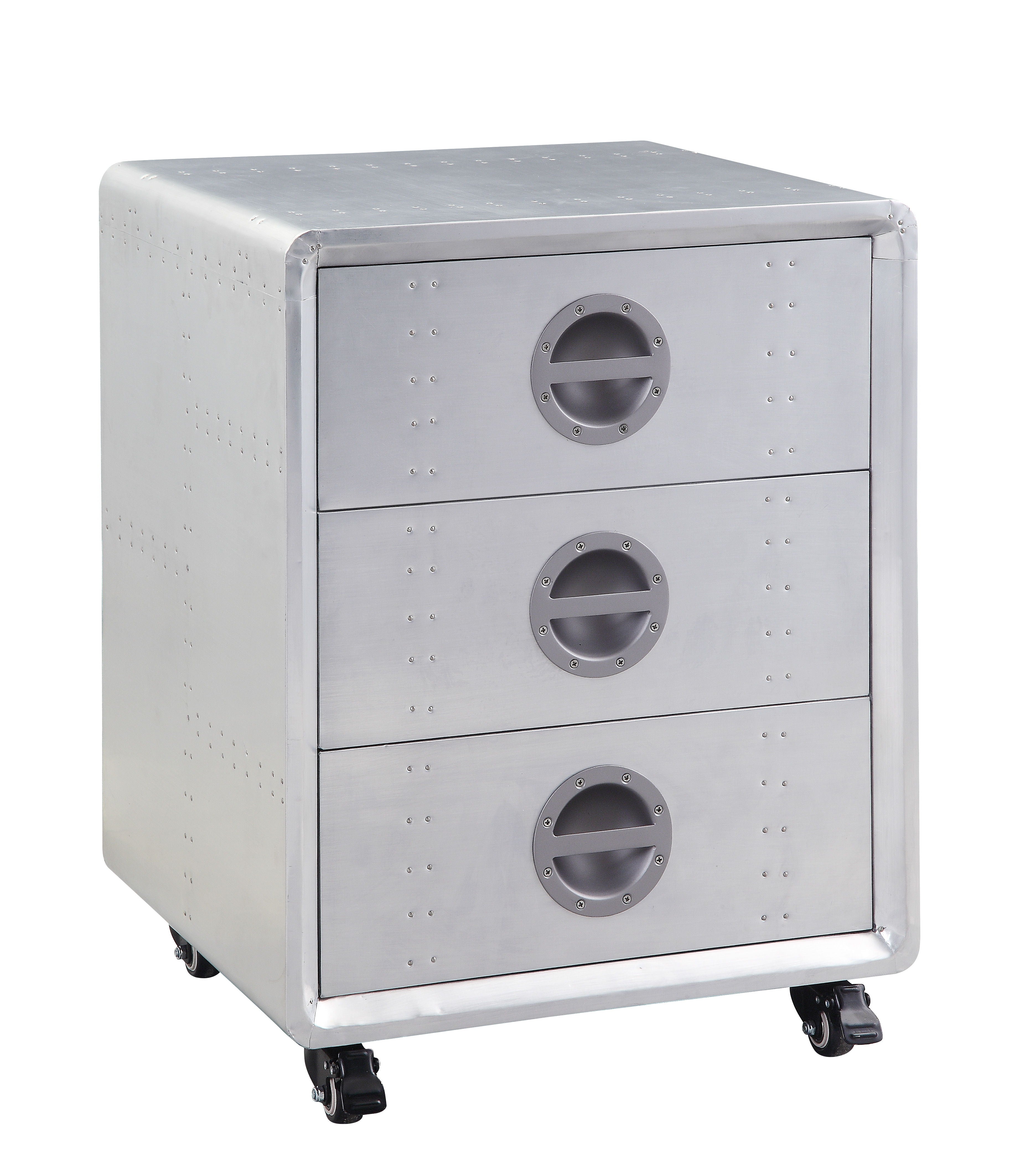 ACME Brancaster - Cabinet - Aluminum - 24" | Meri Furniture