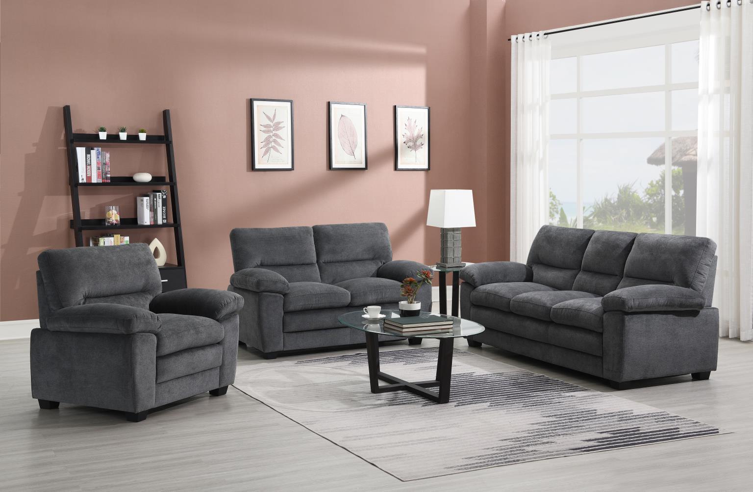 U530 - Loveseat - Gray