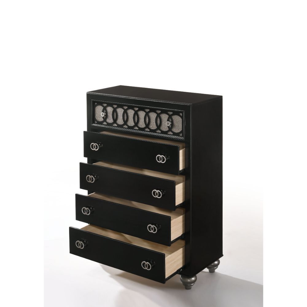 ACME Ulrik - Chest - Black | Meri Furniture