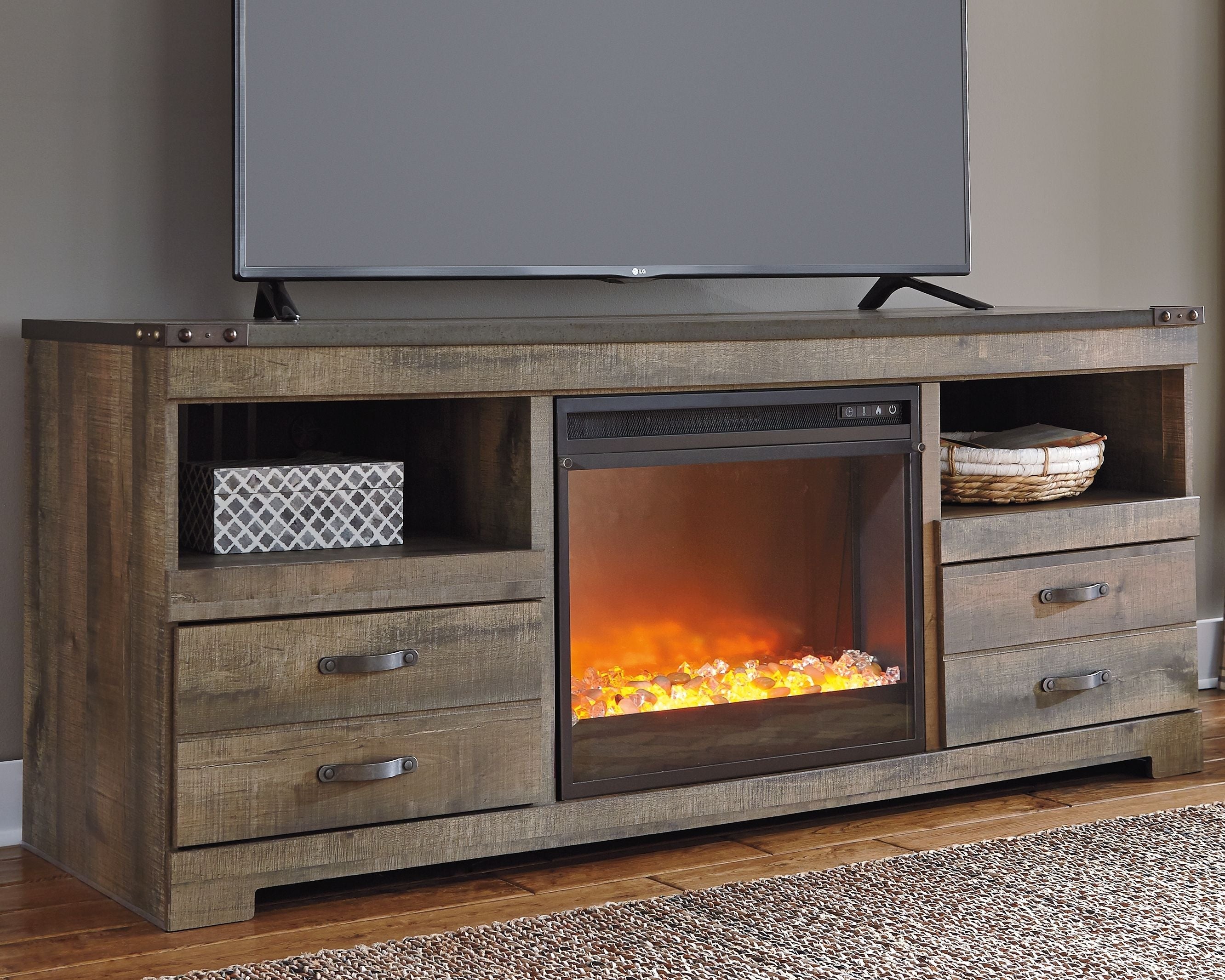 Signature Design by Ashley® Trinell - Entertainment Center | Meri Furniture