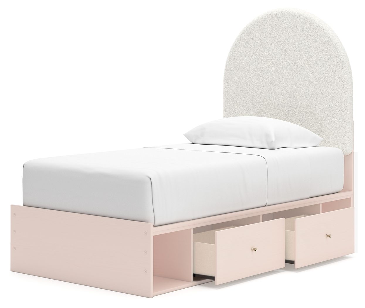 Signature Design by Ashley® Wistenpine - Upholstered Panel Bed With Storage | Meri Furniture