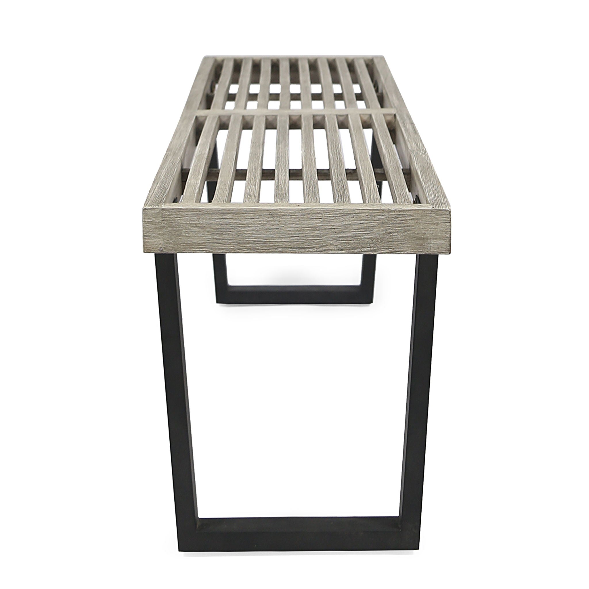 Intrinsic - Outdoor Dining Bench With Slat Top