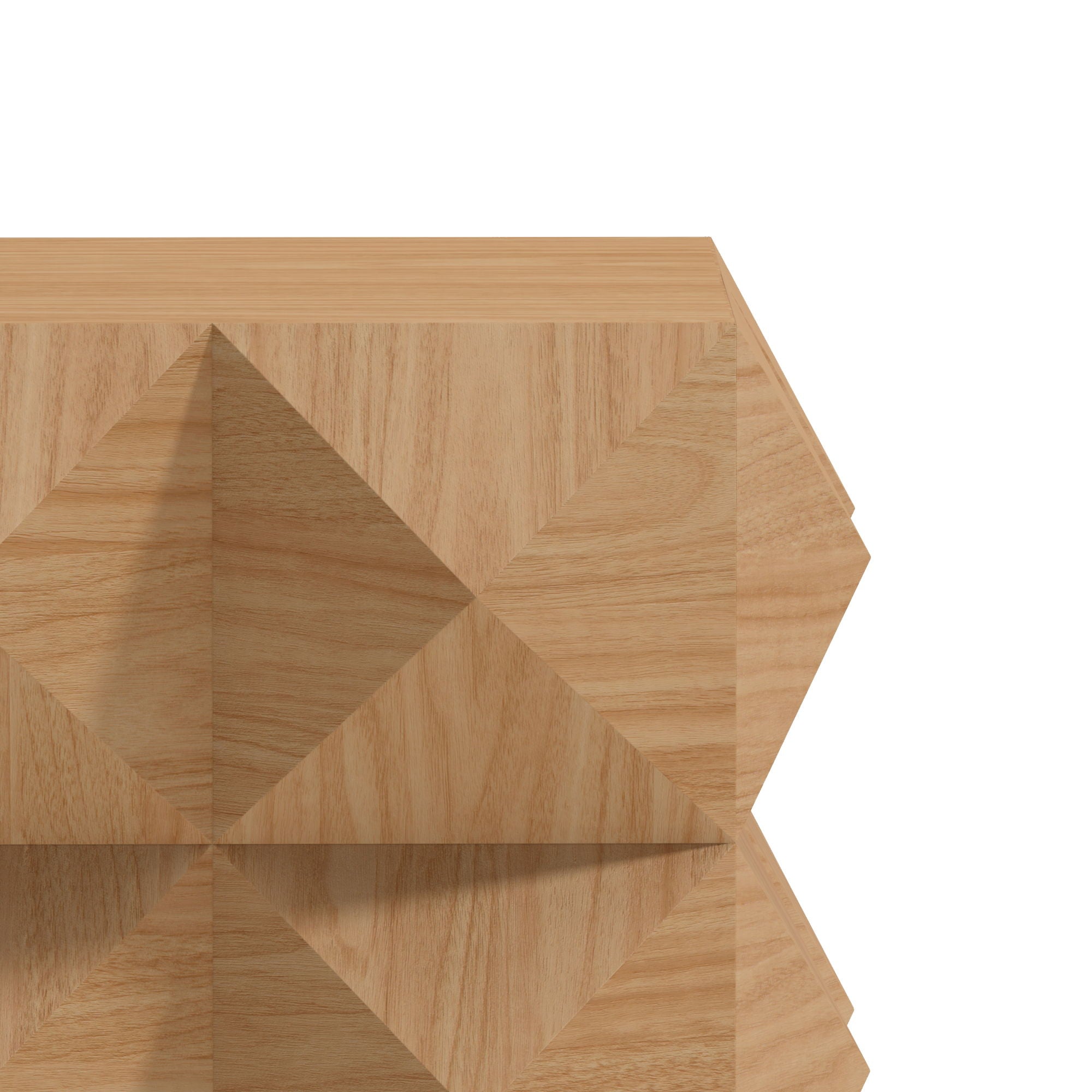 Side Table With 3D Embossed Pattern Design