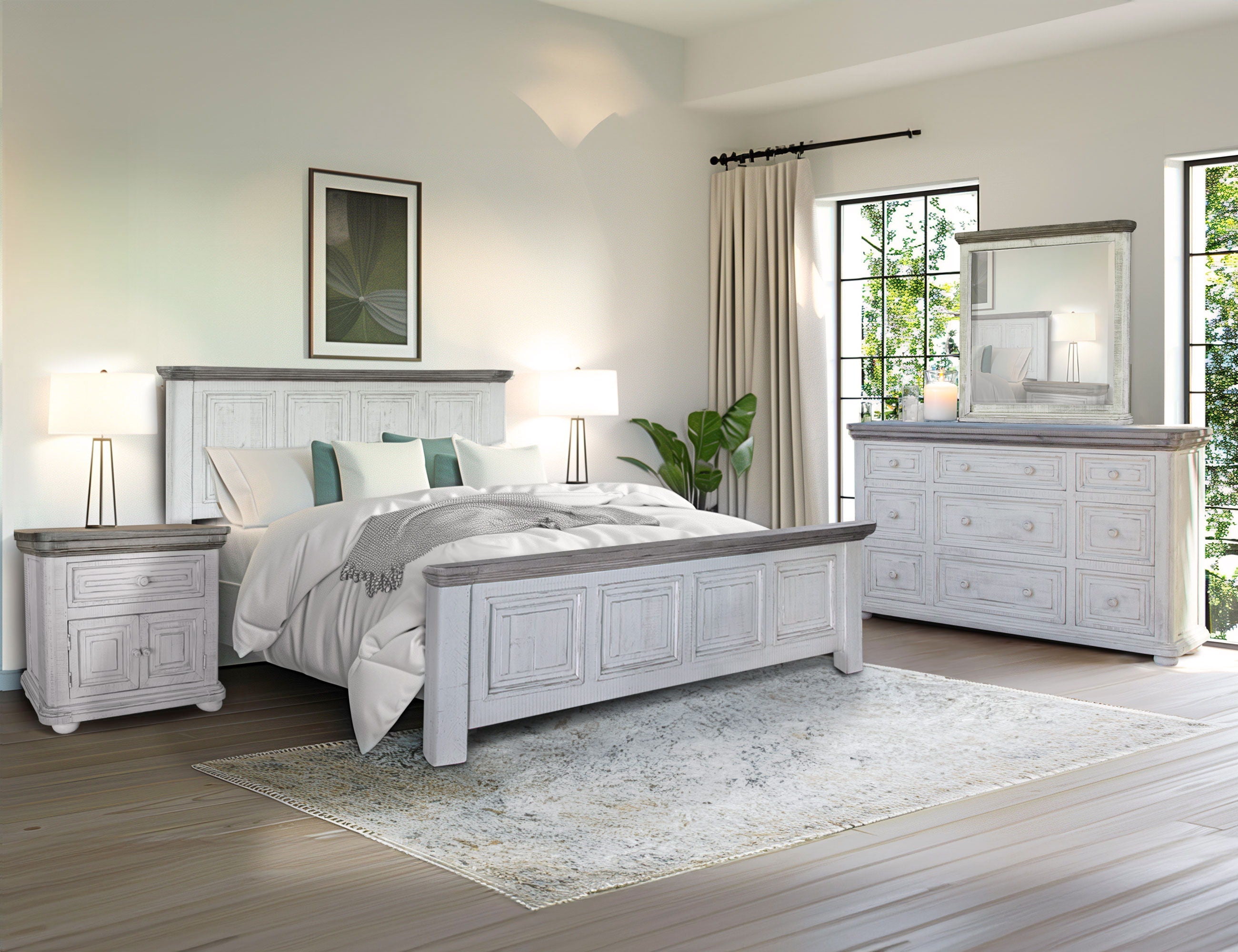 International Furniture Direct Luna - Dresser | Meri Furniture