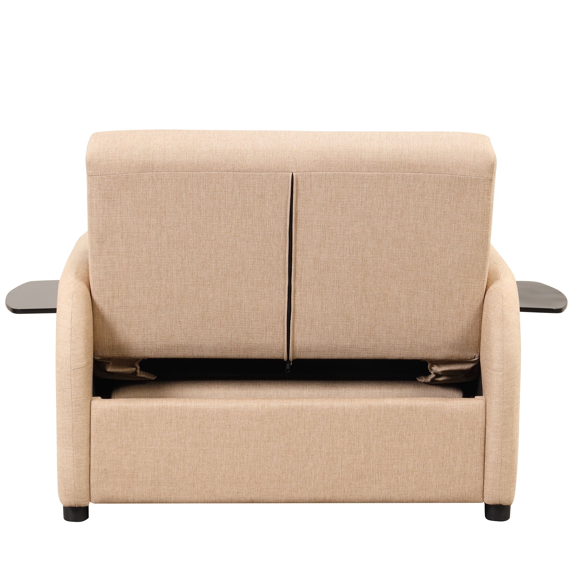 Versatile Pull Out Sofa Sleeper 3 In 1 With Wing Table & USB Charge, Compact Design