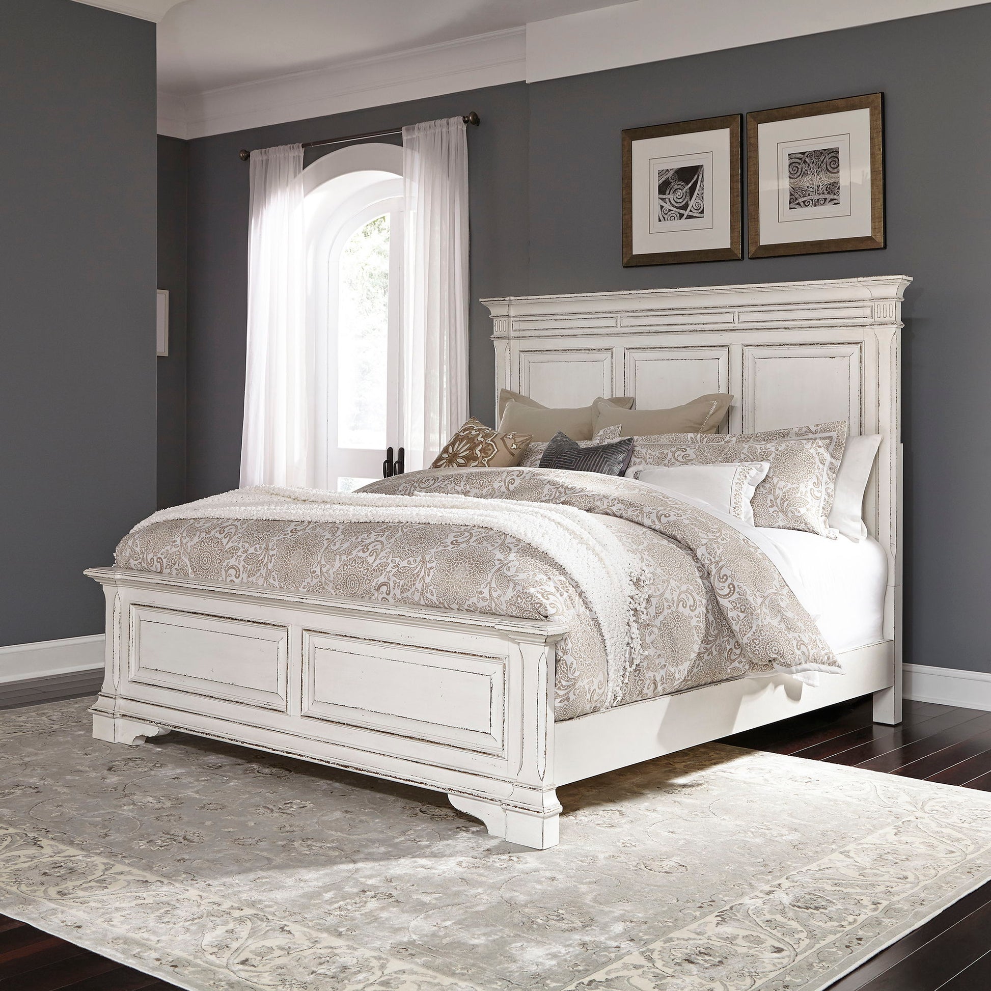Liberty Furniture Abbey Park - Panel Bed | Meri Furniture