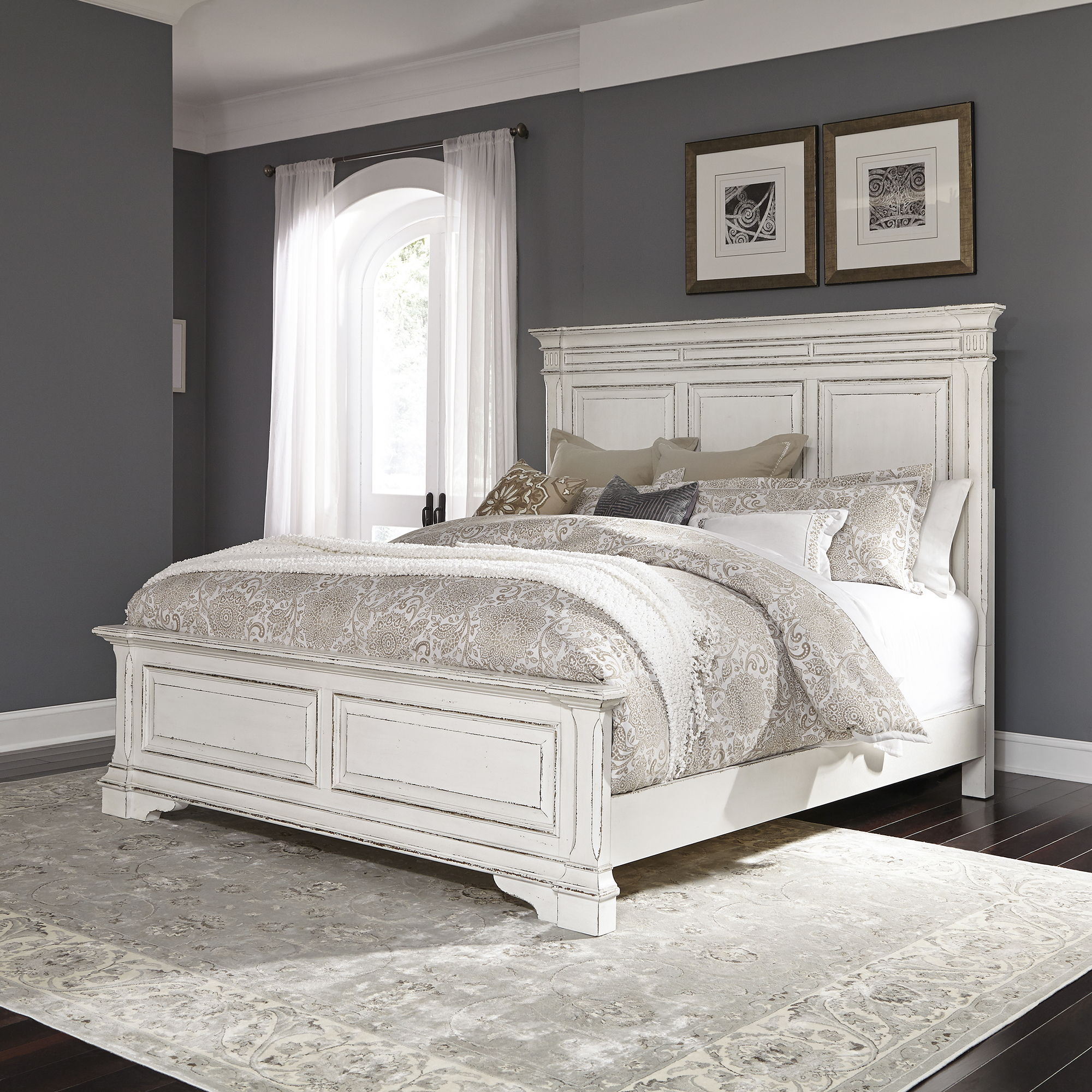 Liberty Furniture Abbey Park - Panel Bed | Meri Furniture