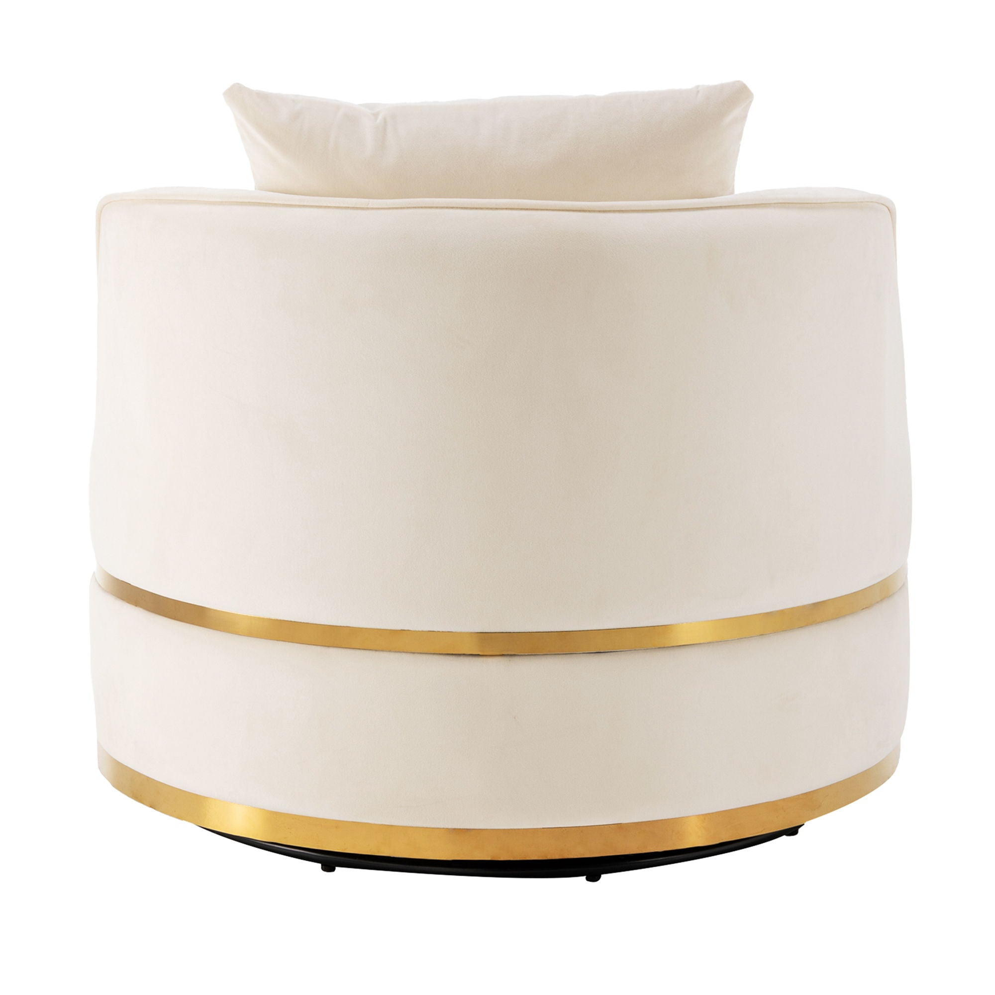 360 Degree Swivel Over Sized Upholstered Barrel Chair