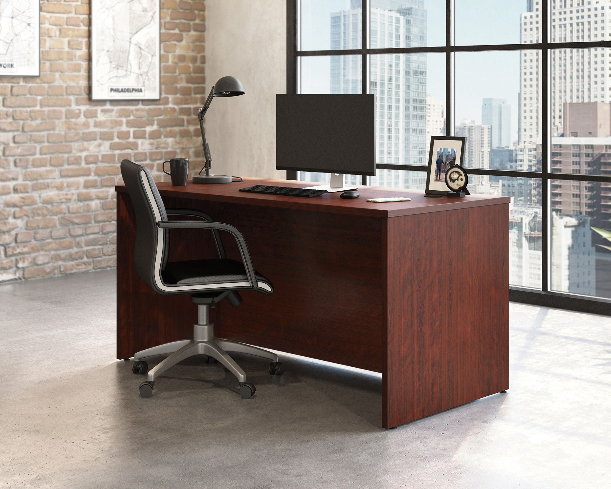 Commercial Desk 60" x 30" in Classic Cherry