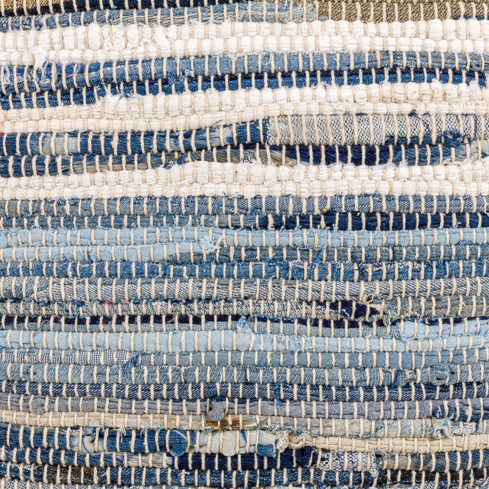 Denim Pouf