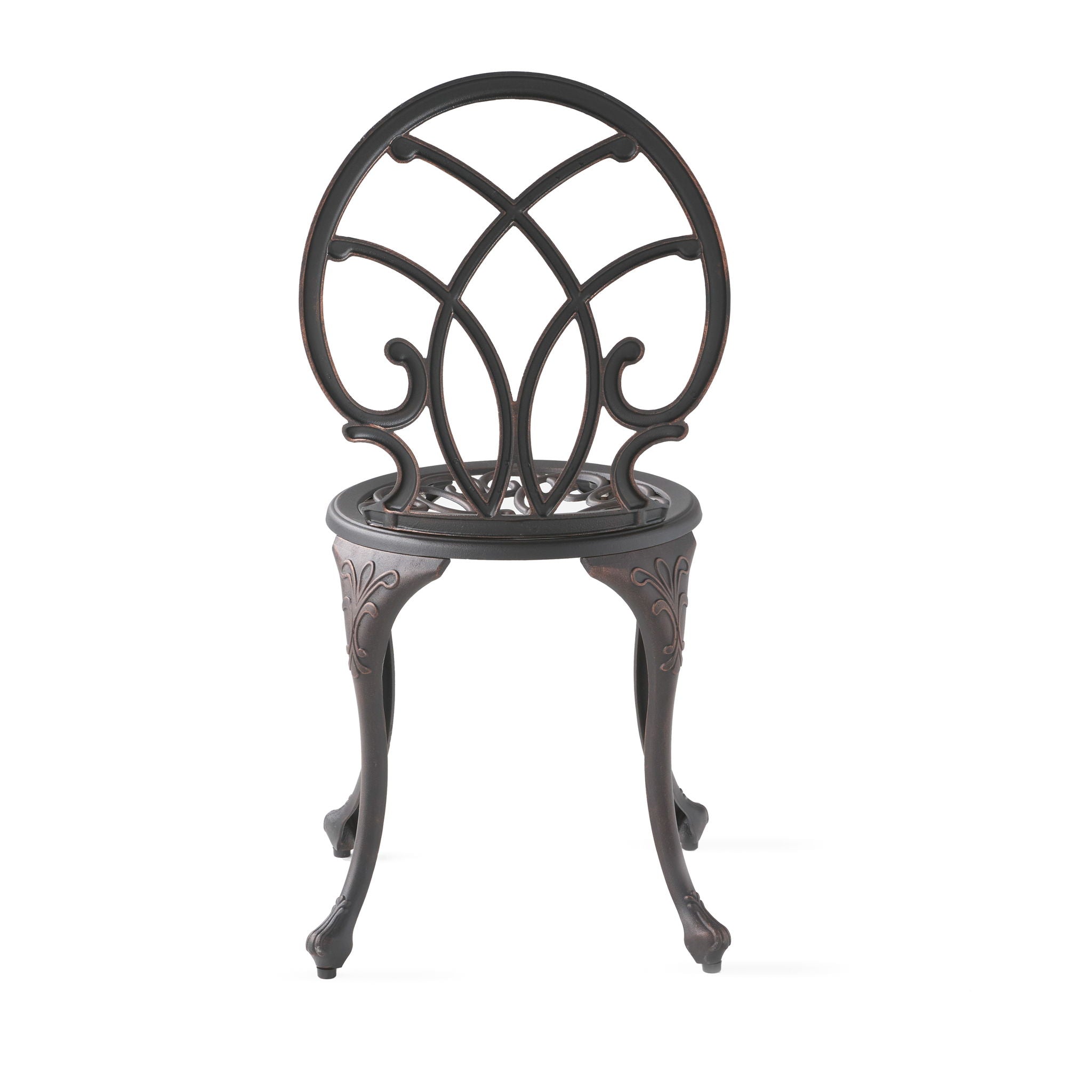 Charleston 3 Pieces Cast Bistro Set - Copper