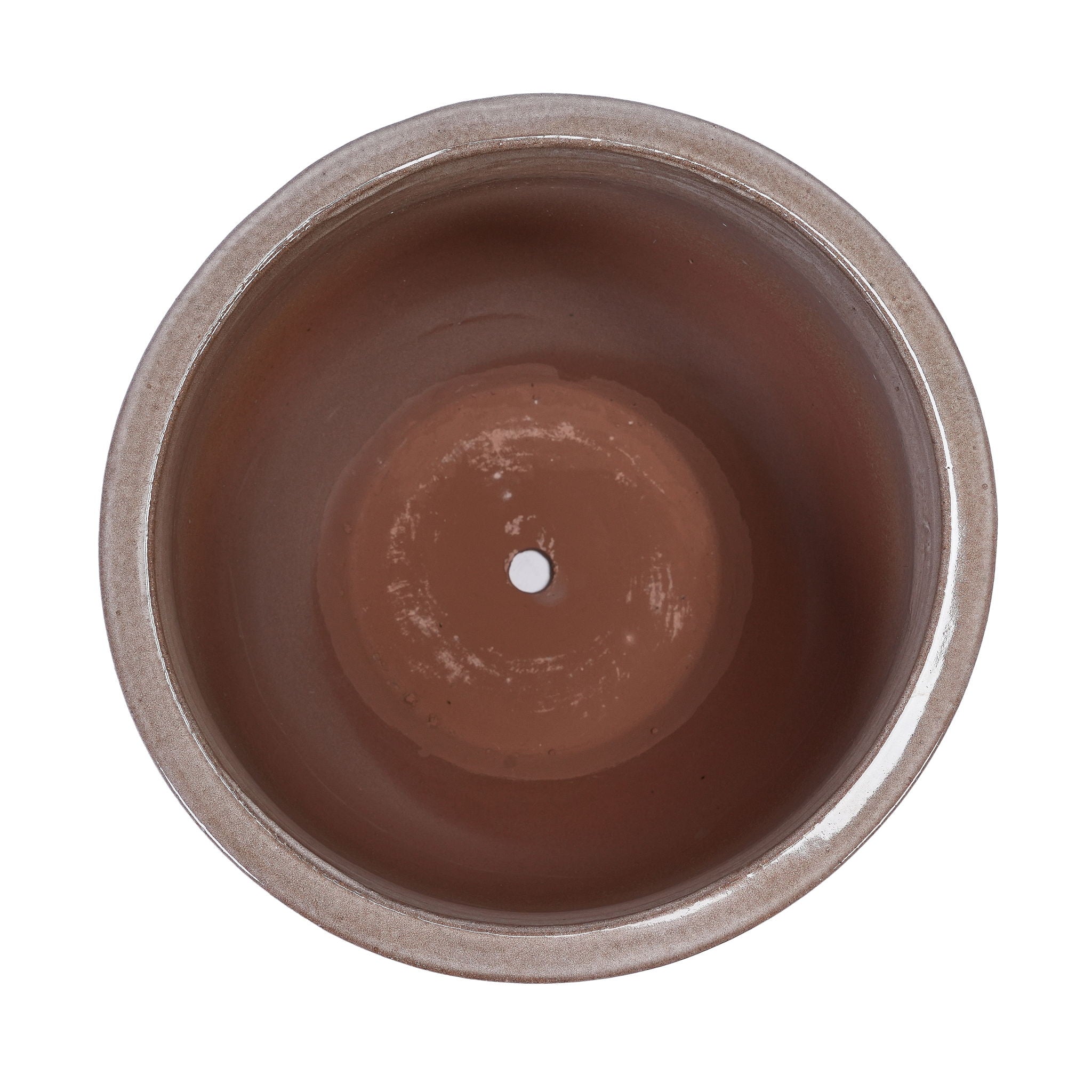 3 Pieces Ceramic Flowerpot, Planter For Patio & Garden Or Windowsills - Antique Yellow