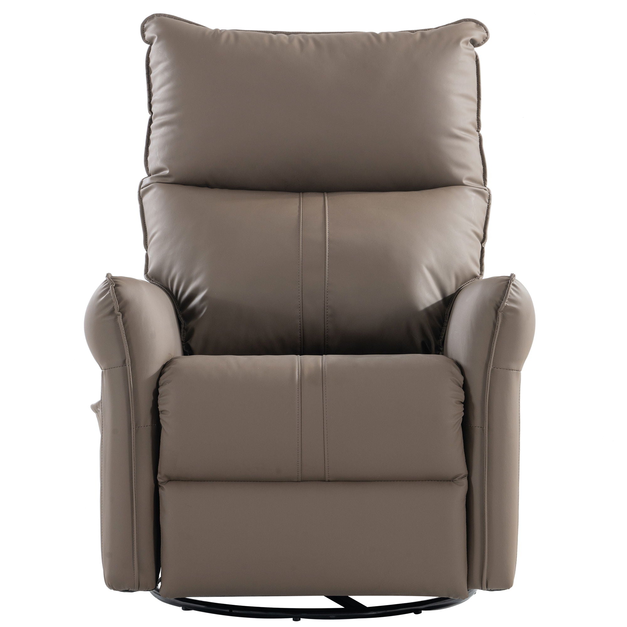 360° Modern Small Rocking Swivel Recliner Chair With Side Pocket