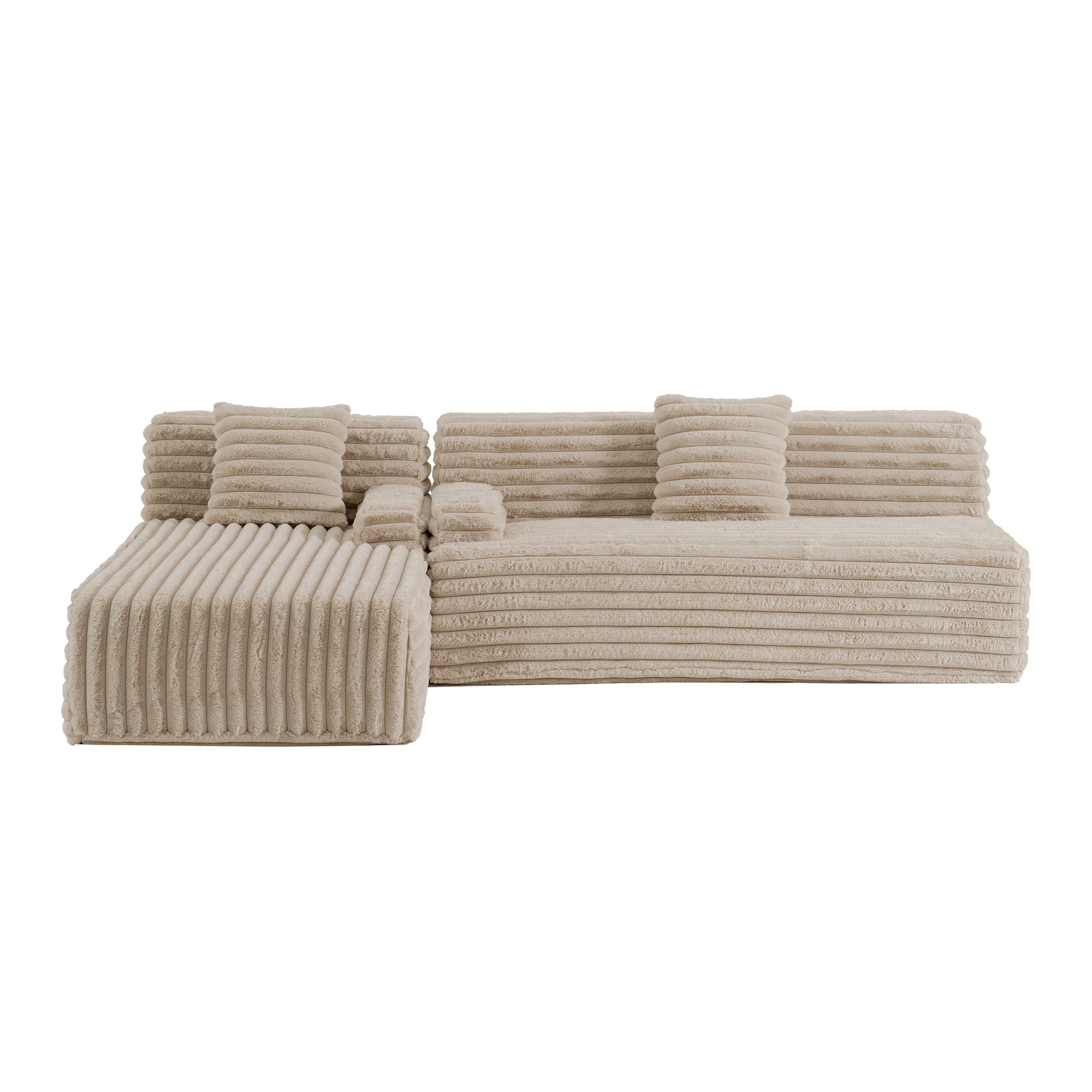 Cloud Sectional Sofa Upholstered Couch Free Combined Sofa