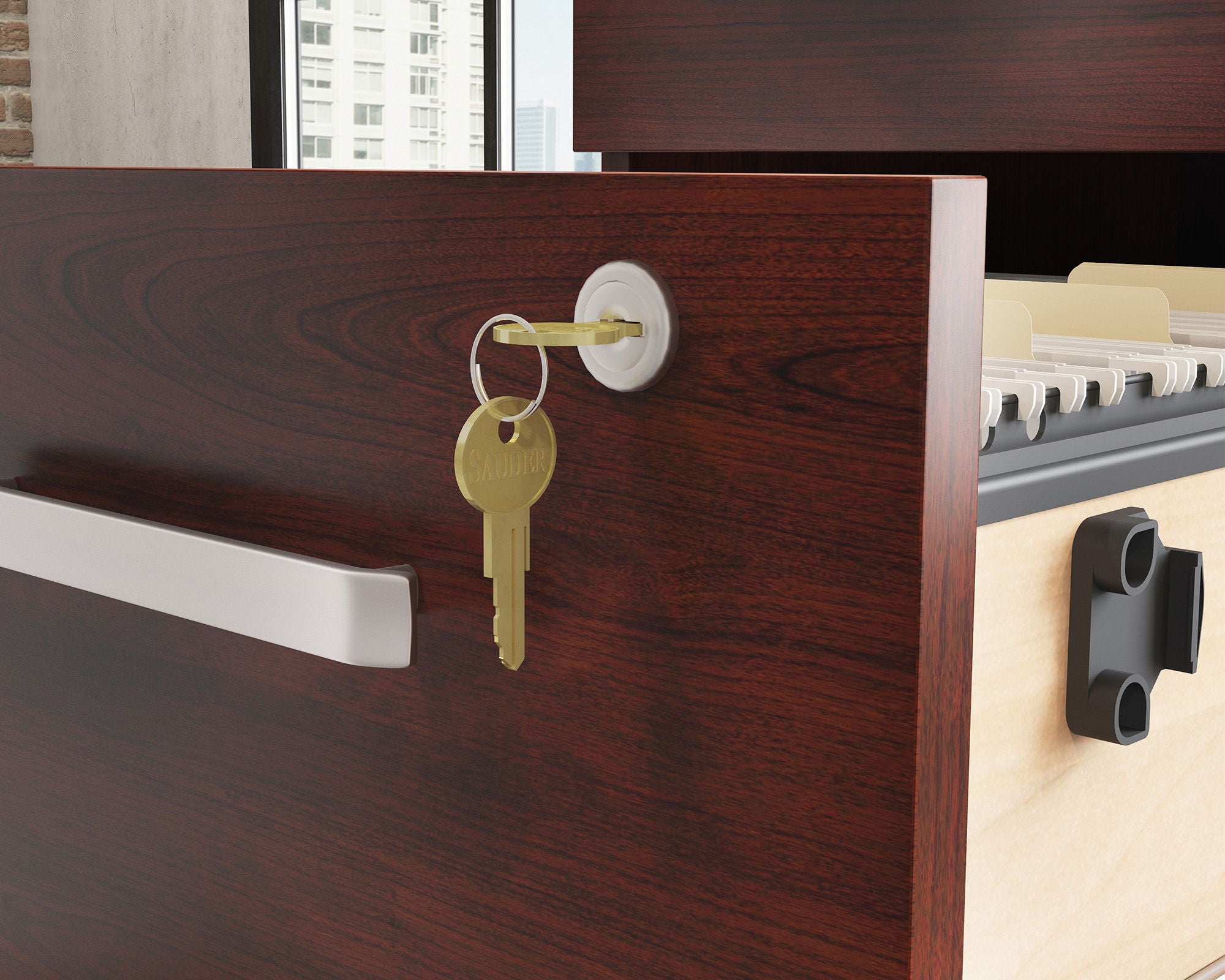 Commercial 3-Drawer Pedestal File Cabinet
