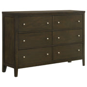 Coaster Fine Furniture Wilkes - 6-Drawer Dresser Cabinet - Dark Cocoa | Meri Furniture
