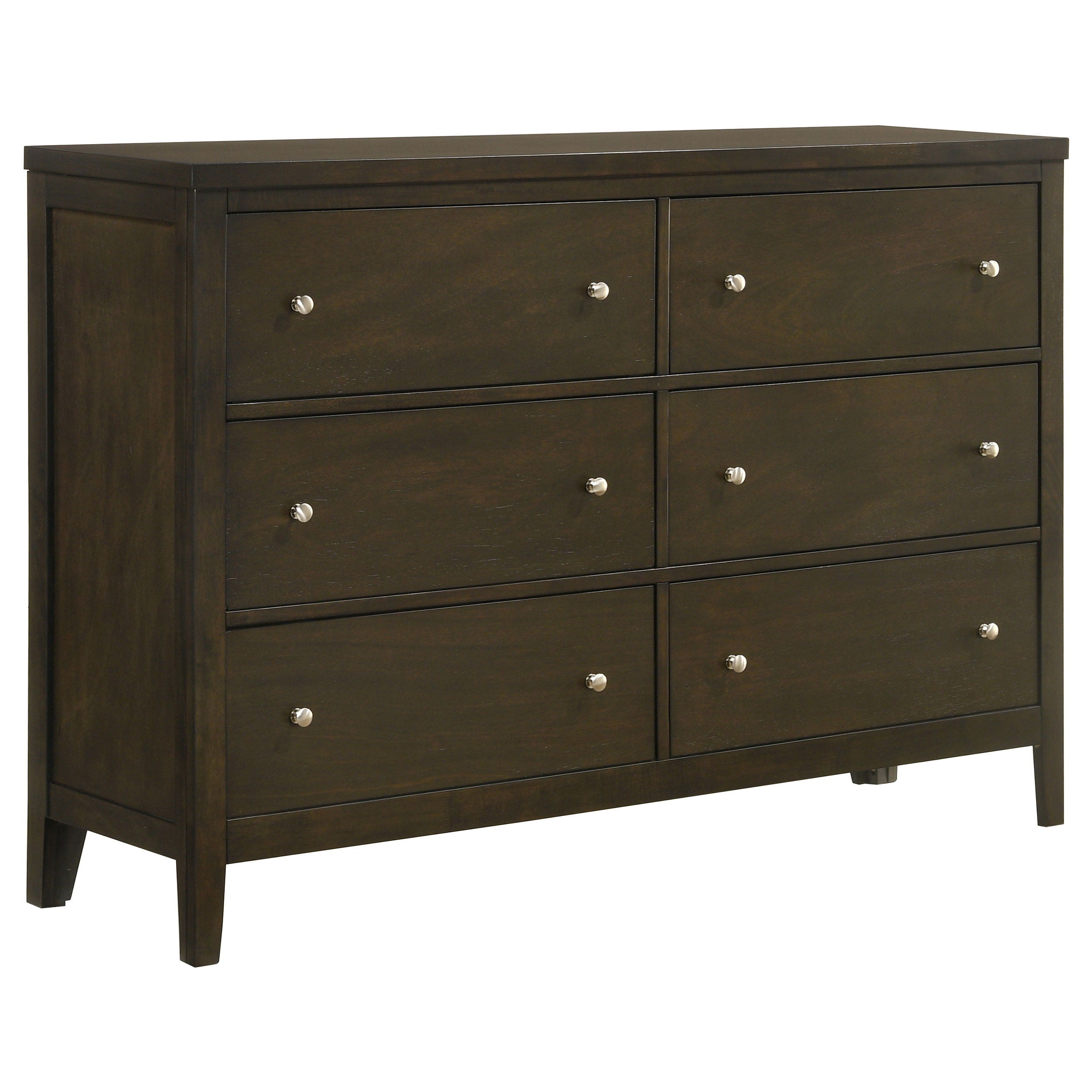 Coaster Fine Furniture Wilkes - 6-Drawer Dresser Cabinet - Dark Cocoa | Meri Furniture
