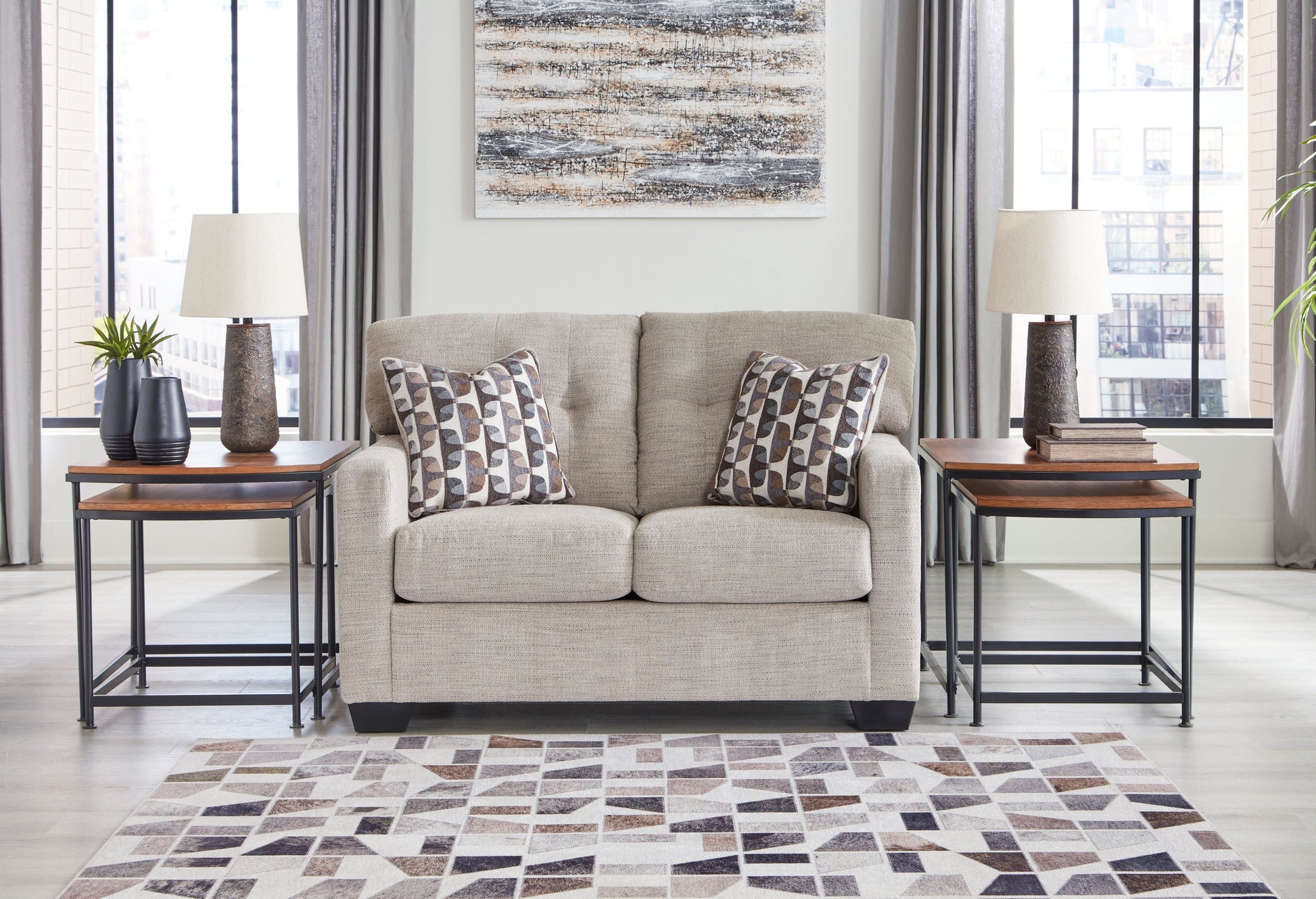 Ashley Furniture Mahoney - Loveseat | Meri Furniture